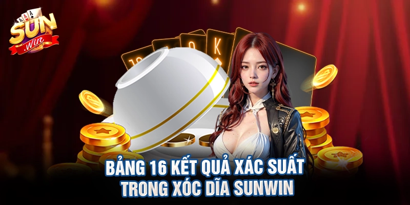 Bảng 16 kết quả xác suất trong xóc dĩa sunwin